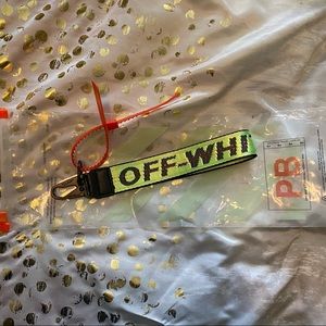 Off-White Industrial Canvas Keychain